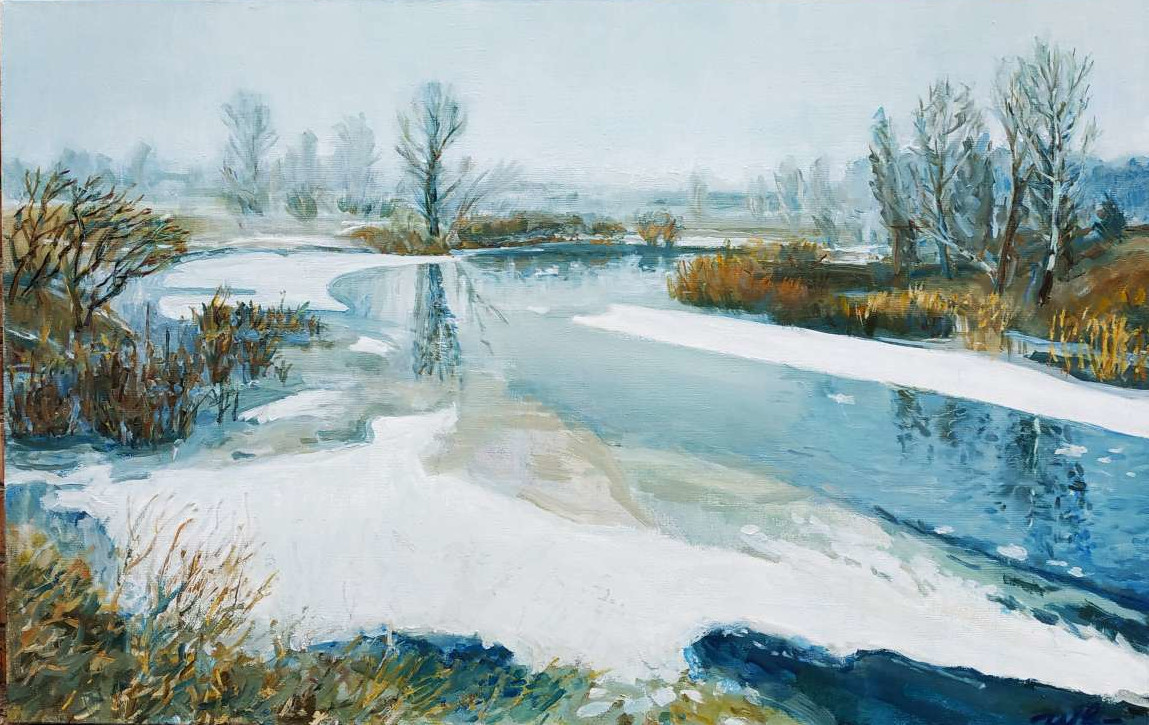 Березіль 2021 70х110 Владислав Климович полотно, олія