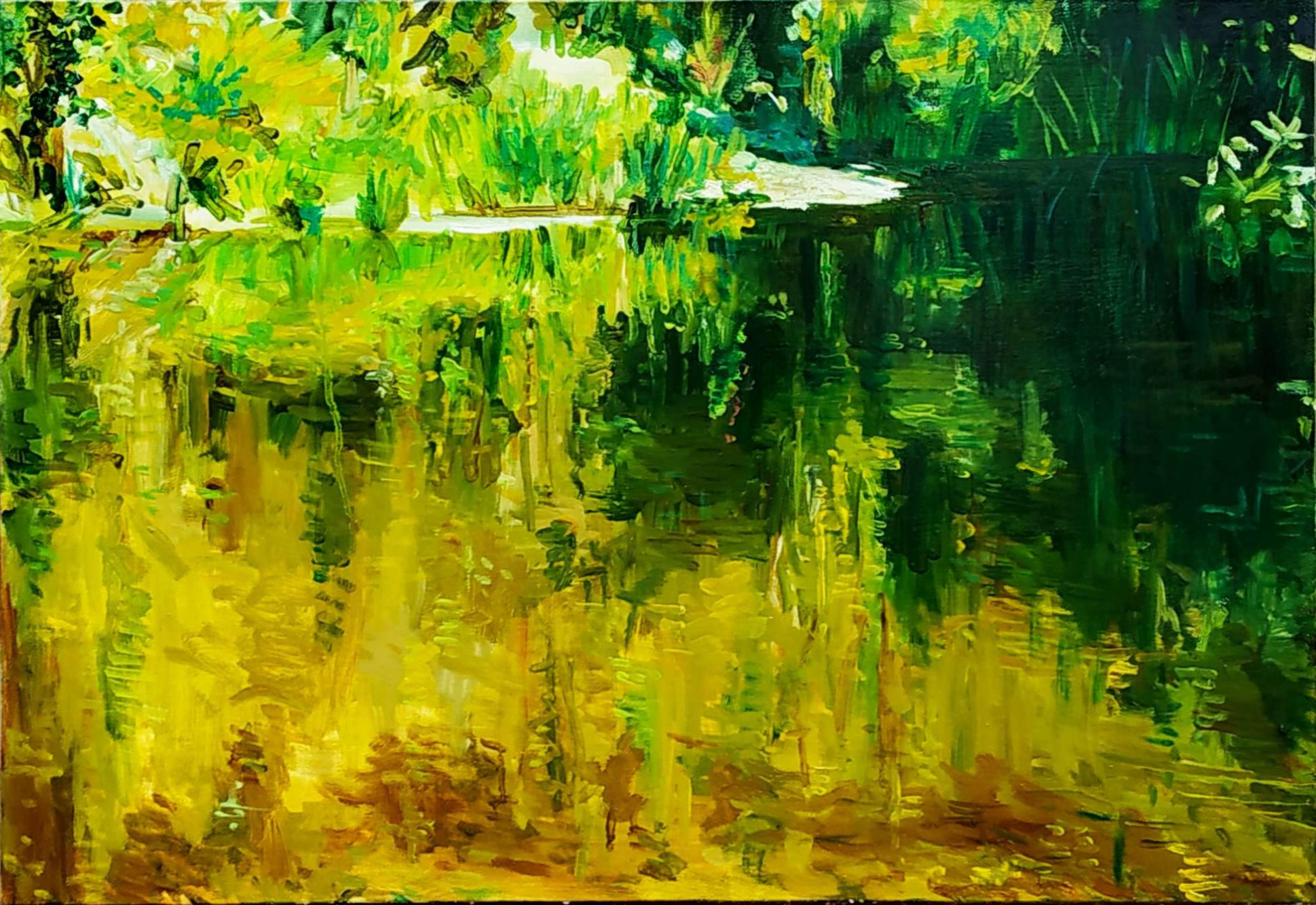 Орільська вода, 2022 55x80 Климович Влавдислав полотно, олія